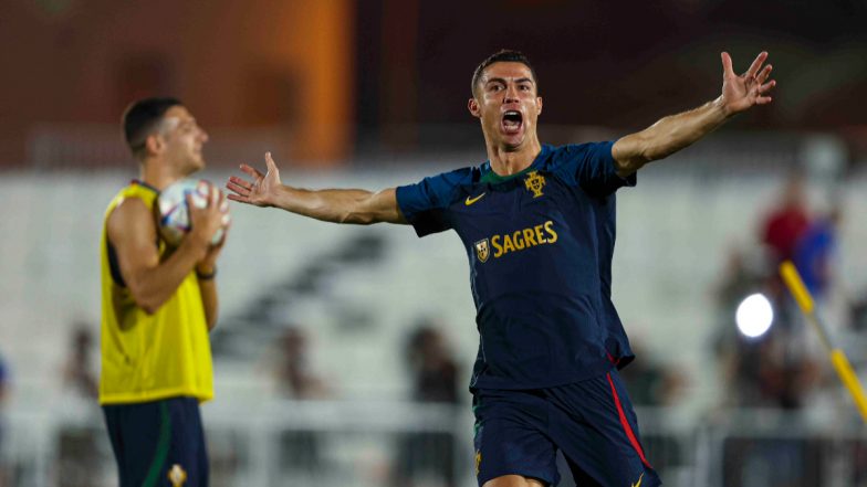 Cristiano Ronaldo All Pumped Up in Training Ahead of Portugal vs Switzerland FIFA World Cup 2022 Round of 16 Clash (See Pic)