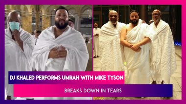 DJ Khaled Breaks Down In Tears While Performing Umrah In Mecca With Mike Tyson; Shares Emotional Video