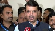 Devendra Fadnavis Threat: Caller Makes Hoax Bomb Call to Maharashtra Deputy CM's House in Nagpur, Arrested (Watch Video)