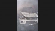 Haryana Deputy CM Dushyant Chautala&rsquo;s Convoy Car Meets With Accident in Dhandhoor Village Near Sirsa Due to Heavy Fog (Watch Video)