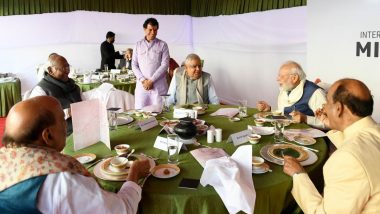 Millet Year 2023: PM Narendra Modi, Fellow MPs Enjoy Millet Lunch in Parliament (See Pics and Video)