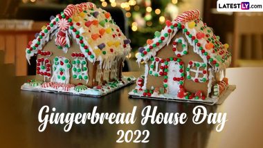 Gingerbread House Day 2022 Easy Recipe: Get a Step-by-Step Tutorial on How To Make the Perfect Gingerbread House With Icing and Glass Windows (Watch Video)