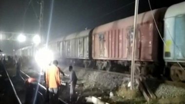 Jharkhand: Train Operation Disrupted Due to Derailment of Three Wagons of Goods Train at Tanakuppa Station in Dhanbad