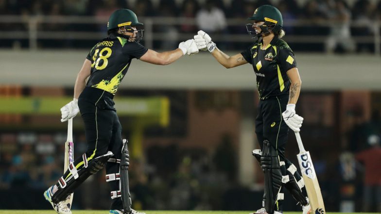 Grace Harris, Ashleigh Gardner Hit Fifties, Power Australia to 196/4 in IND-W vs AUS-W 5th T20I 2022