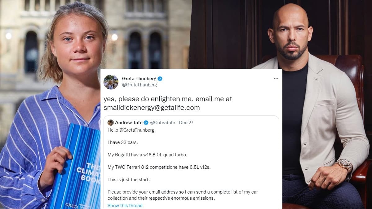 Greta Thunberg's Andrew Tate putdown among top 10 most-liked tweets in  history - Mirror Online