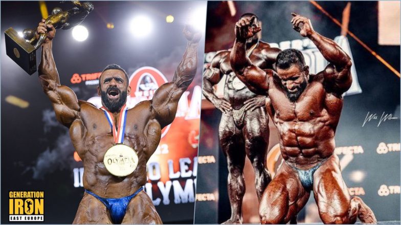 Hadi Choopan of Iran is 2022 Mr. Olympia Champion, Beats Derek Lunsford to Win The Men's Open Trophy