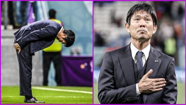 Japan Football Team Manager Hajime Moriyasu's Picture of Bowing Down to Fans After FIFA World Cup 2022 Goes Viral (See Photos)