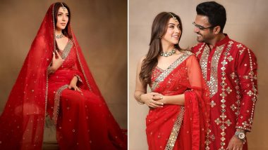 Newlyweds Hansika Motwani and Sohael Khaturiya Twin in Stunning Red Outfits in New Pics on Instagram!