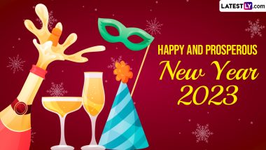 Happy and Prosperous New Year 2023 Images & HD Wallpapers For Free Download Online: Share HNY 2023 WhatsApp Messages, Quotes, GIFs and SMS With Friends and Family