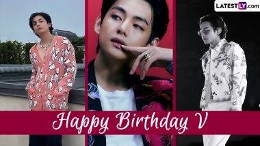 Happy Birthday BTS V aka Kim Taehyung Images & HD Wallpapers for Free Download Online: Wish K-Pop Idol in Advance With Lovely Birthday Greetings!