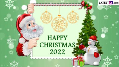 Happy Christmas 2022 Images and HD Wallpapers for Free Download Online: Share WhatsApp Messages, Wishes, Greetings and SMS With Loved Ones