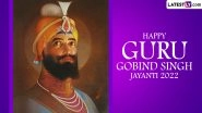 Guru Gobind Singh Parkash Purab 2022 Greetings: PM Narendra Modi Bows to 10th Guru of Sikhism, Says &lsquo;His Unparalleled Courage Will Continue To Motivate People for Years To Come&rsquo;