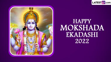 Happy Mokshada Ekadashi 2022 Messages and Greetings: Share Wishes, Images, HD Wallpapers and SMS on the Day for Worshipping Lord Krishna