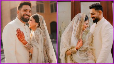 Haris Rauf Wedding Video: Watch Cute Moments from Pakistan Pacer's Nikah Ceremony With Model Muzna Masood Malik