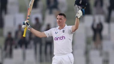 Harry Brook Hits Six Fours in One Over, Smashes Saud Shakeel for 24 Runs During PAK vs ENG 1st Test 2022 Day 1 (Watch Video)