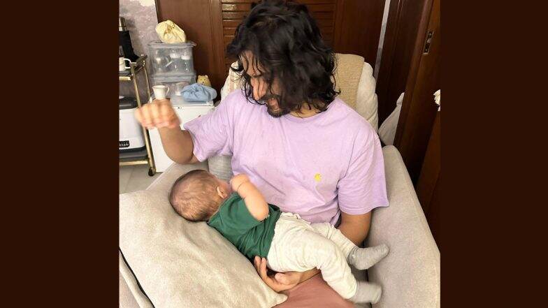 Sonam Kapoor Shares Adorable Moment Between ‘Mama’ Harsh Varrdhan Kapoor and His ‘Nephew’ Vayu (View Pic)