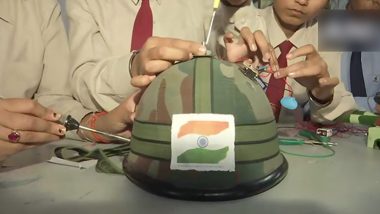 Uttar Pradesh: ITM Gorakhpur Students Invent Artificial Intelligence-Based ‘Firing Helmet’ for Soldiers, Policemen