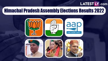Himachal Pradesh Assembly Election Results 2022: BJP Leads on 22 Seats, Congress on 16 As Counting of Votes Continue in Hill State