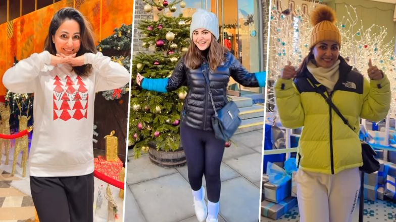 Hina Khan Serves Christmas Vibes As She Holidays in London Ahead of the Festival in New Video on Instagram – WATCH