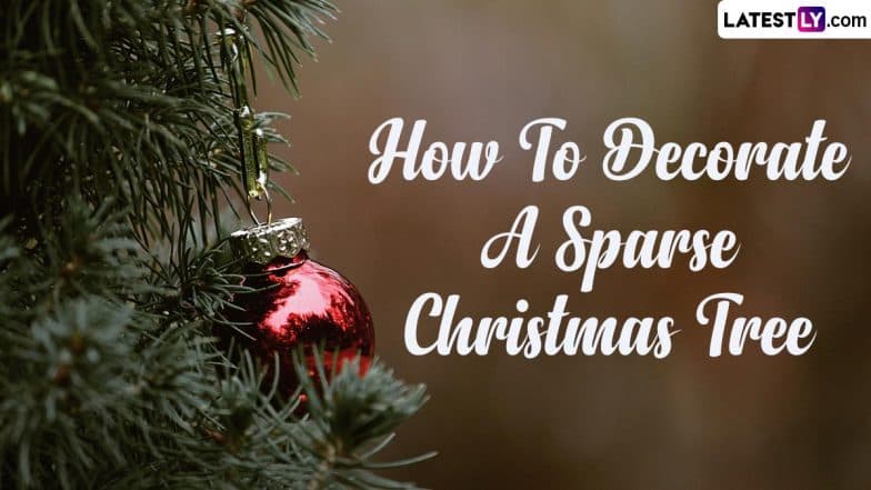 Ways To Decorate a Sparse Christmas 2022 Tree: From Garlands to Wide Ribbons, Easy Tips To Make Your Xmas Tree Look Denser | ????️ LatestLY