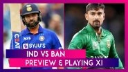 IND vs BAN 1st ODI 2022 Preview and Playing XI Teams Eye Winning Start