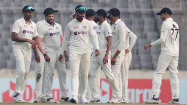 IND vs BAN 2nd Test 2022: Umesh Yadav, Ravichandran Ashwin Take Four Wickets Each As India Bowl Out Bangladesh for 227 in 1st Innings
