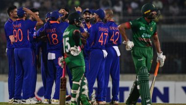 How to Watch IND vs BAN 2nd ODI 2022 Live Streaming Online? Get Free Telecast Details of India vs Bangladesh Cricket Match on DD Sports With Time in IST