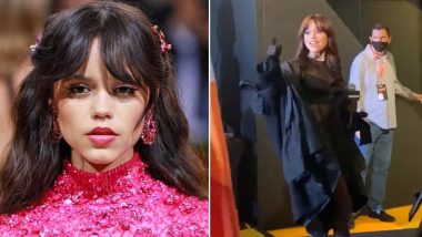 Wednesday Star Jenna Ortega Shows Love to a Fan Holding Lesbian Flag at CCXP 2022 (Watch Viral Video)