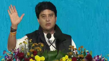Congress Established Only 74 Airports in 70 Years, Modi Govt Did It in Nine, Says Aviation Minister Jyotiraditya Scindia (Watch Video)