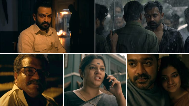 Kaapa Trailer: Prithviraj Sukumaran Packs a Solid Punch in Shaji Kailas’ Gangster Drama Co-Starring Aparna Balamurali, Asif Ali, Anna Ben (Watch Video)