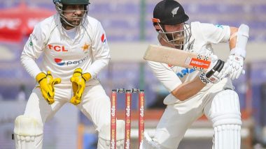 PAK vs NZ 1st Test 2022: Kane Williamson’s 105* Helps New Zealand Gain Slender Advantage Over Pakistan, Kiwis End Day 3 With Two-Run Lead