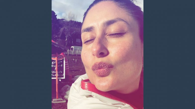 Kareena Kapoor Khan Aces Her Signature Pout Pose in Switzerland (View Pic)