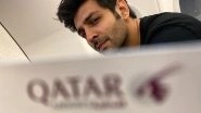 Kartik Aaryan Jets Off to Qatar for FIFA World Cup 2022 Final, Says &lsquo;Football Is Passion&rsquo; (View Pic)