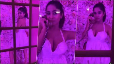 Kate Sharma in Sexy Cleavage-Revealing White Dress for Christmas Video Is Both Hot and Cute, Watch Instagram Reel