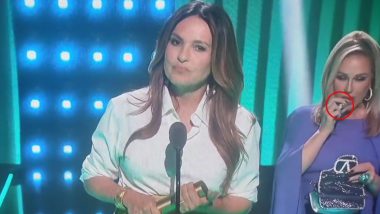 Kathy Hilton Applies Lipstick in Middle of Mariska Hargitay's Speech at People's Choice Awards 2022 and Leaves Internet Amused (Watch Viral Video)