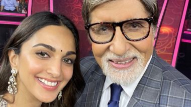 Kiara Advani Shares 'Fangirl' Moment With Amitabh Bachchan As She Graces KBC 14 Sets (View Pic)