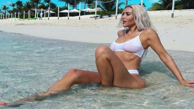Kim Kardashian Proudly Bares Nipples in White Bikini, Shares Cool ‘Life Tip’ With Hot Photos on Instagram