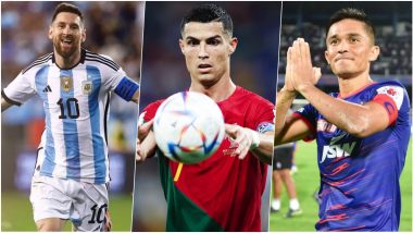 Who Has Scored Most Goals in International Football? From Cristiano Ronaldo and Lionel Messi to India’s Sunil Chhetri, List of Top Goal Scorers in Men’s Football