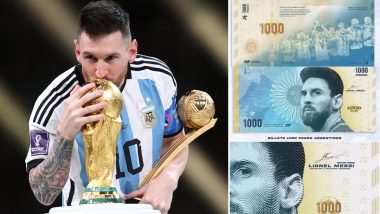 Lionel Messi on Currency Notes? Mexican Daily Claims Argentina’s Central Bank ‘Jokingly Proposed’ To Have FIFA World Cup 2022 Winning Star’s Face on Thousand-Peso Notes