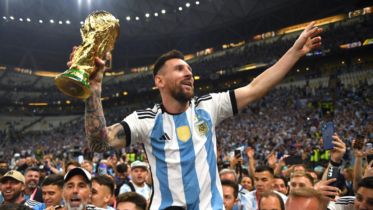 Lionel Messi 2022 World Cup Images & HD Wallpapers For Free Download: LM10  HD Photos in Argentina Jersey with WC Trophy Pictures to Share Online | ⚽  LatestLY