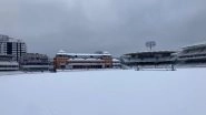 Picture of Lord&rsquo;s Cricket Ground Covered in Ahead of Christmas 2022 Goes Viral (See Pic)