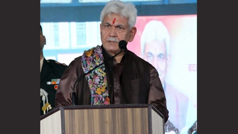 Manoj Sinha Lays Foundation Stone of First Direct Foreign Investment Project in Srinagar