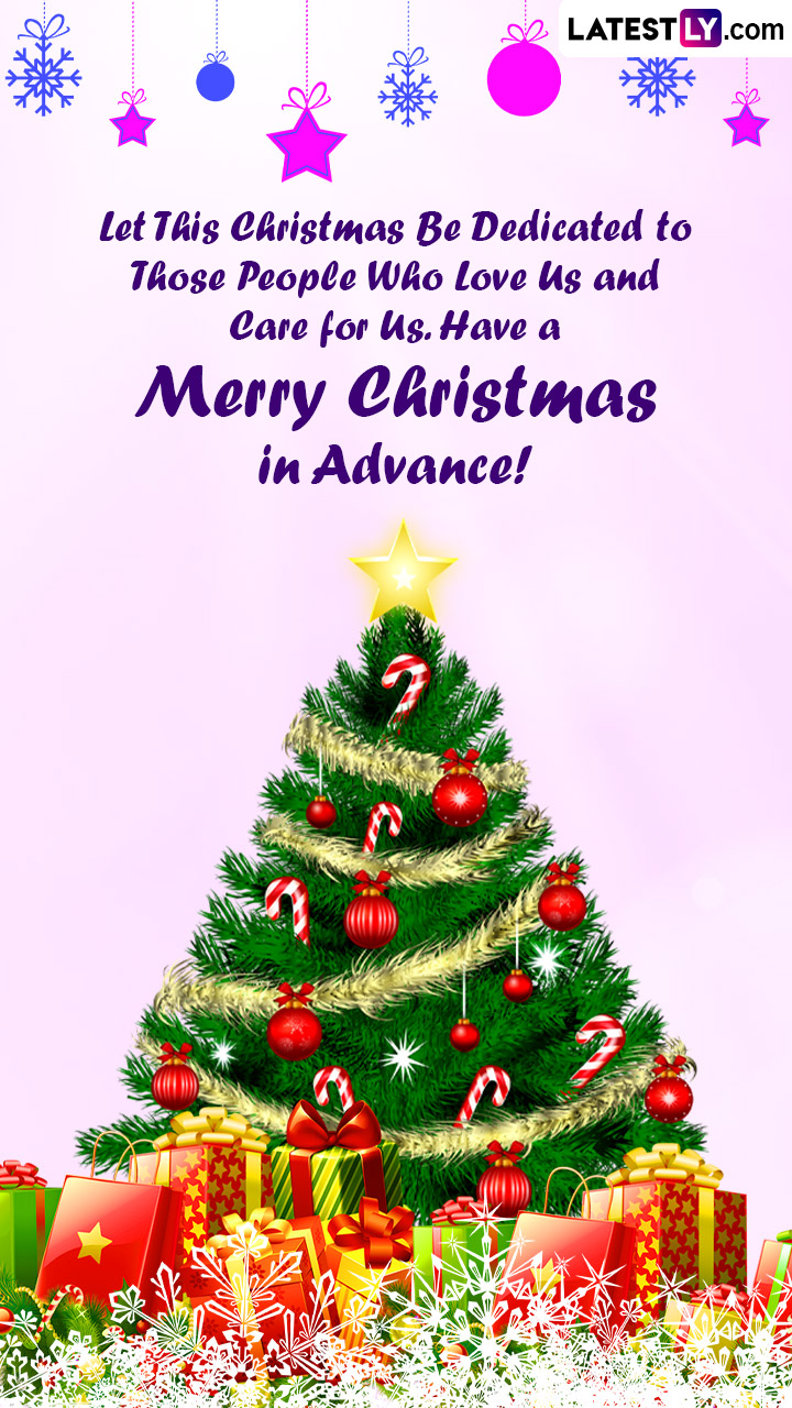 Merry Christmas 2022 in Advance! Share Wishes and Greetings ...