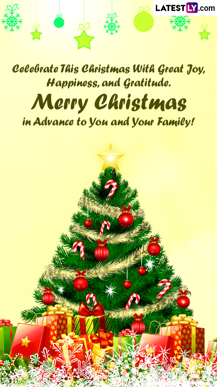 Merry Christmas 2022 in Advance! Share Wishes and Greetings ...