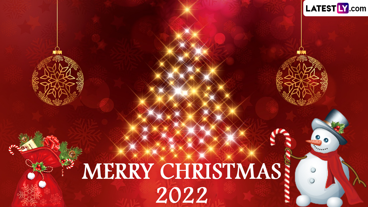 Merry Christmas 2022 Greetings & HD Images: Share Christmas Wishes ...