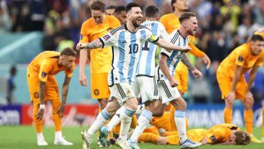 How to Watch Argentina vs Croatia, FIFA World Cup 2022 Semi-Final Live Streaming Online in India? Get Free Live Telecast of ARG vs CRO Football WC Match Score Updates on TV