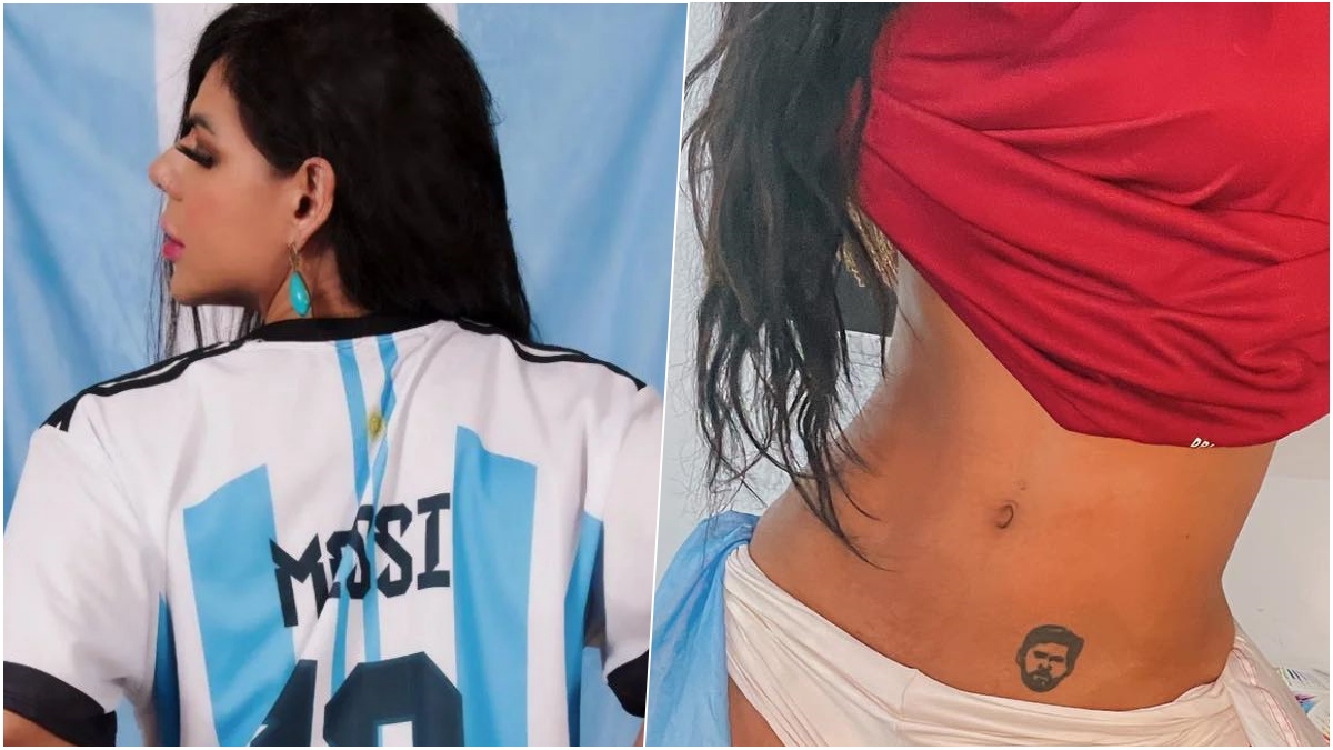 Miss Bumbum Messi Tattoo - wide 1