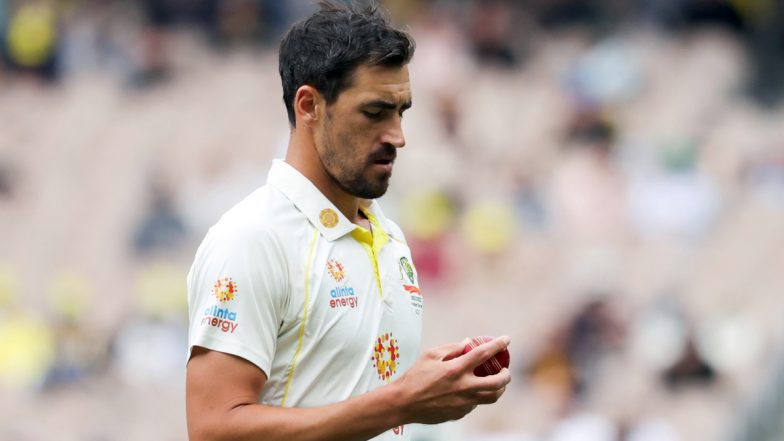 Mitchell Starc Achieves Unique Feat of Dismissing Father-Son Duo in Test Cricket After Taking Tagenarine Chanderpaul’s Wicket in AUS vs WI 1st Test