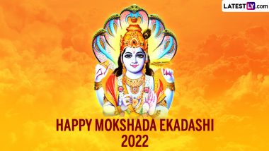 Mokshada Ekadashi 2022 Wishes and Greetings: WhatsApp Messages, Images, HD Wallpapers and SMS To Share on the Day Dedicated to Lord Vishnu