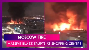 Moscow Fire: Massive Blaze Erupts At Mega Khimki Shopping Centre
